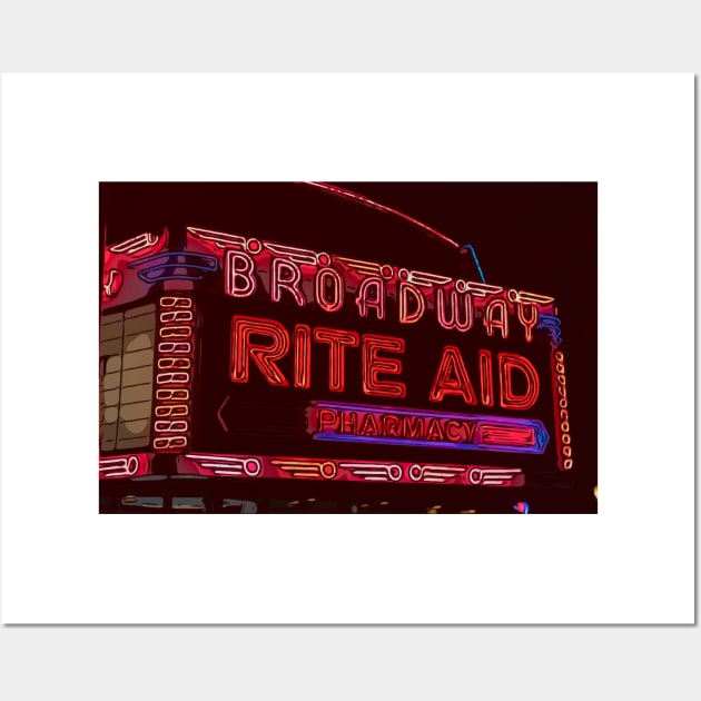 Broadway Rite Aid in Seattle's Capitol Hill Wall Art by WelshDesigns